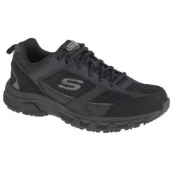 Buty sportowe Sneakersy męskie, Skechers Oak Canyon-Verketta. Czarne buty sportowe na co dzień męskie Skechers, z materiału, bez zapięcia, trekkingowe. Za 259.99 zł.