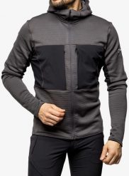 Bluza polarowa męska Berghaus MTN Guide MW Hoody. Szare bluzy z kapturem męskie Berghaus, m, z elastanu. Za 445.49 zł.