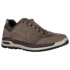 Buty trekkingowe męskie Lowa Bellagio Low Gtx. Brązowe buty trekkingowe męskie Lowa, z materiału, bez zapięcia. Za 829.00 zł.