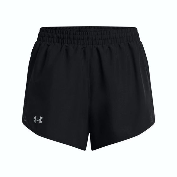 Szorty damskie Under Armour Fly By 3". Czarne szorty damskie Under Armour, bez wzorów, z materiału. Za 239.99 zł.