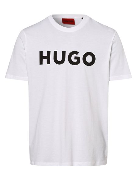 HUGO T-shirt Mężczyźni Dżersej biały, M. Białe t-shirty męskie Hugo, m, bez wzorów, z dżerseju, bez kołnierzyka. Za 199.95 zł.