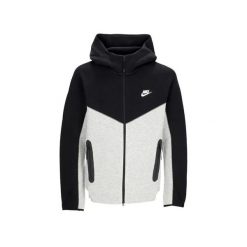 Bluza sportowa męska Nike Sportswear Tech Fleece Windrunner. Czarne bluzy sportowe męskie Nike, bez wzorów, sportowe, bez kołnierzyka, bez ramiączek. Za 608.99 zł.