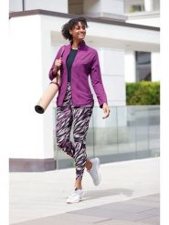 WITT WEIDEN Legginsy w kolorze czarno-fioletowym rozmiar: 40/42. Czarne legginsy damskie WITT WEIDEN, bez wzorów. Za 47.95 zł.