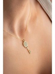 Heliophilia Pozłacany naszyjnik z zawieszką - dł. 42 cm rozmiar: onesize. Żółte naszyjniki damskie Heliophilia, pozłacane. Za 91.34 zł.