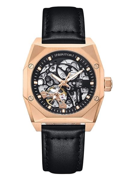 Heritor Zegarek automatyczny "Elliott" w kolorze czarnym rozmiar: onesize. Czarne, analogowe zegarki męskie Heritor, ze stali. Za 587.99 zł.