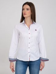 SIR RAYMOND TAILOR Koszula "Macenta" - Regular fit - w kolorze białym rozmiar: M. Białe koszule damskie Sir Raymond Tailor, m, bez wzorów, z bawełny, bez kołnierzyka, bez ramiączek. Za 153.34 zł.