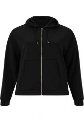 Damska bluza z kapturem zapinana na zamek Q Sportswear Tiamo. Czarne bluzy z kapturem damskie ENDURANCE Q, z materiału. Za 382.40 zł.