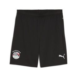 Męskie szorty Egipt 2025 PUMA Black White. Białe szorty męskie Puma, bez wzorów, sportowe. Za 199.00 zł.