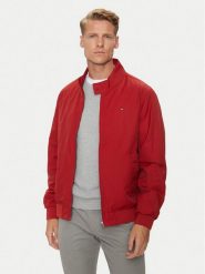 Tommy Hilfiger Kurtka przejściowa Club Harrington MW0MW35670 Czerwony Regular Fit. Czerwone kurtki męskie Tommy Hilfiger, m, bez wzorów, z bawełny, bez kaptura. Za 659.99 zł.