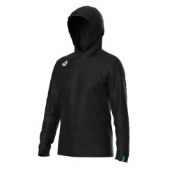 Koszulka z długim rękawem i kapturem Arena Team Panel. Czarne t-shirty damskie Arena, bez wzorów, bez kołnierzyka. Za 230.00 zł.