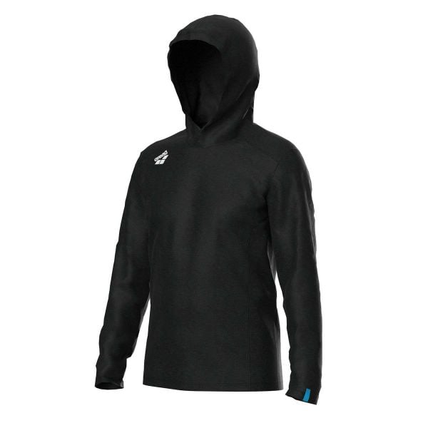 Koszulka z długim rękawem i kapturem Arena Team Panel. Czarne t-shirty damskie Arena, bez wzorów, bez kołnierzyka. Za 230.00 zł.