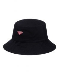 Kapelusz bucket dla Kobiety JASMINE PARADISE Czarny. Czarne kapelusze damskie Roxy, bez wzorów, z bawełny. Za 129.99 zł.