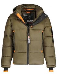 Canadian Peak Kurtka zimowa "Calixeak" w kolorze khaki rozmiar: 3XL. Brązowe kurtki męskie Canadian Peak, na zimę, xl, bez wzorów, bez kaptura. Za 233.33 zł.