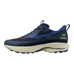 Buty trailowe Mizuno Wave Rider Gtx TT 3. Niebieskie obuwie do biegania damskie Mizuno, mizuno wave. Za 693.55 zł.