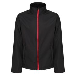 Męska Kurtka Soft Shell Ablaze Printable. Czarne kurtki męskie Regatta, m, bez wzorów, sportowe, bez kaptura. Za 101.99 zł.