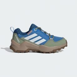 Buty Terrex AX4r Hiking. Białe buty trekkingowe męskie Adidas, z materiału, bez zapięcia. Za 279.00 zł.