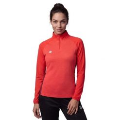 Damska bluza sportowa ze stójką Siroko Halfzip Red/Burgundy W. Czerwone bluzy bez kaptura damskie SIROKO, l, bez wzorów, z materiału, bez ramiączek, krótkie, bez kaptura. Za 249.00 zł.