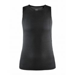 Damski tank top Craft pro dry nanoweight. Czarne topy sportowe damskie Craft, l, bez wzorów, z materiału, bez ramiączek. Za 132.95 zł.
