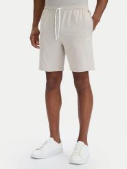 BOSS Szorty sportowe Mix&Match 50515314 Beżowy jasny Regular Fit. Brązowe szorty męskie Boss, m, z bawełny. Za 199.99 zł.