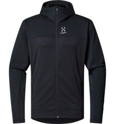 Bluza z kapturem męska Lark Mid Hood. Czarne bluzy z kapturem męskie Haglöfs, l. Za 294.94 zł.