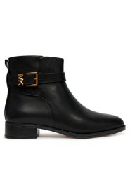 MICHAEL Michael Kors Botki Rachel 40T6RCFE5L Czarny. Czarne botki damskie MICHAEL Michael Kors, ze skóry, bez obcasa, na płaskiej podeszwie, bez zapięcia. Za 1,019.00 zł.