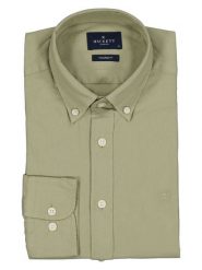 Hackett London Koszula - Tailored fit - w kolorze zielonym rozmiar: XL. Zielone koszule męskie Hackett London, xl, bez wzorów, z bawełny, bez kołnierzyka, bez ramiączek. Za 217.99 zł.