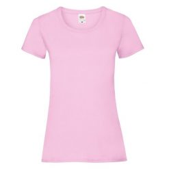 Koszulka Damska Valueweight. Czerwone bluzki damskie Fruit of the Loom, s, bez wzorów, sportowe, bez kołnierzyka, bez ramiączek. Za 35.99 zł.