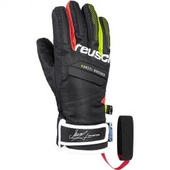 Rękawiczki dla dzieci Reusch Marcel Hirscher R-tex®. Czarne rękawiczki dziecięce REUSCH, bez ramiączek. W wyprzedaży za 199.00 zł.