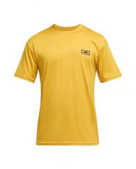 T-shirt surfowy NOMAD SURF Żółty Męski. Żółte t-shirty męskie Quiksilver, m, bez wzorów, z bawełny, bez kołnierzyka. Za 104.99 zł.