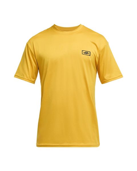 T-shirt surfowy NOMAD SURF Żółty Męski. Żółte t-shirty męskie Quiksilver, m, bez wzorów, z bawełny, bez kołnierzyka. Za 104.99 zł.