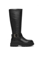 G-Star Raw Kozaki CEO-WI45-VR-3400-01 Czarny. Czarne kozaki damskie G-Star Raw, ze skóry, bez obcasa, na płaskiej podeszwie. Za 599.99 zł.