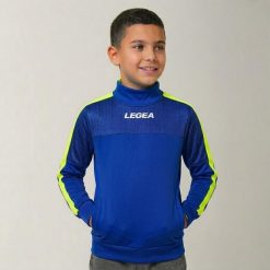 Kurtka Damasco do biegania Niebiesko-Zielona Fluorescencyjna. Niebieskie kurtki treningowe męskie Legea, xs, bez wzorów, z bawełny, do biegania. Za 84.00 zł.