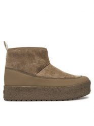 Tretorn Botki Alunda Hybrid 618 Brązowy. Brązowe botki damskie Tretorn, z materiału, bez obcasa, na płaskiej podeszwie, bez zapięcia. Za 479.99 zł.