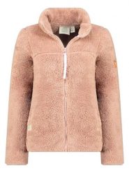 Geographical Norway Kurtka polarowa "Upaz" w kolorze szaroróżowym rozmiar: XXL. Różowe kurtki damskie Geographical Norway, xxl, bez wzorów, z polaru, bez kaptura. Za 109.00 zł.