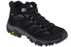Buty trekkingowe męskie Merrell Moab 3 Mid Gtx Gore-tex. Czarne buty trekkingowe męskie MERRELL, z gore-texu, za kostkę, bez zapięcia, outdoorowe, gore-tex. Za 798.00 zł.