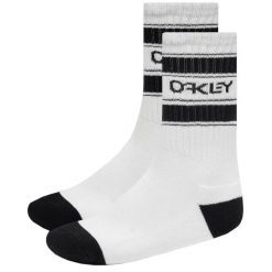 Oakley Skarpety B1B Icon 3-Pack Fos900353-100. Białe skarpetki męskie Oakley, bez wzorów. Za 72.99 zł.