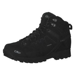 Buty trekkingowe męskie CMP Moon Mid WP. Czarne buty trekkingowe męskie CMP, z gumy, bez zapięcia, trekkingowe. Za 439.99 zł.