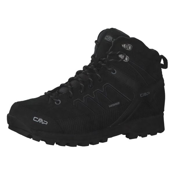 Buty trekkingowe męskie CMP Moon Mid WP. Czarne buty trekkingowe męskie CMP, z gumy, bez zapięcia, trekkingowe. Za 439.99 zł.