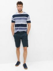 BRAX szorty cargo typu bermudy - Brazylia Mężczyźni Bawełna niebieski, 40. Niebieskie szorty męskie Brax, z bawełny, bez kołnierzyka. Za 229.95 zł.