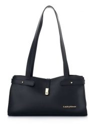 Lucky Bees Torebka w kolorze czarnym - 30 x 15 x 11 cm rozmiar: onesize. Czarne torebki klasyczne damskie Lucky Bees, bez wzorów, z materiału, bez dodatków. Za 101.45 zł.