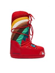 Moon Boot Śniegowce 80D3400320 Czerwony. Czerwone kozaki dziewczęce Moon Boot, ze skóry. Za 719.99 zł.