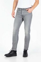 MESKIE SPODNIE LEE RIDER COOL DUSK 112356544. Spodnie materiałowe męskie Lee, bez wzorów, z jeansu. Za 219.99 zł.