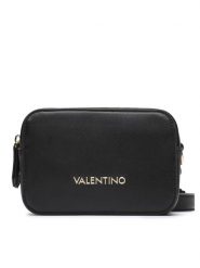 Valentino Torebka Zero VBS7B306 Czarny. Czarne listonoszki damskie Valentino, bez wzorów, ze skóry, bez dodatków. Za 309.99 zł.
