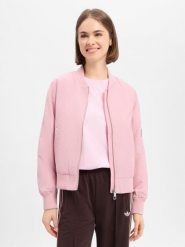 Marie Lund kurtka bomber Kobiety zielony|różowy, XS. Czerwone kurtki damskie Marie Lund, uniwersalny, bez wzorów, prążkowane, bez kaptura. Za 229.95 zł.