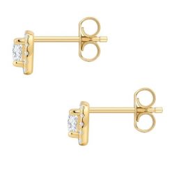 Rafaela Donata Kolczyki Srebro wysokiej próby Żółte złoto 1 ct Damski. Żółte kolczyki damskie Rafaela Donata, z cyrkonią, pozłacane, na sztyftcie. Za 189.99 zł.