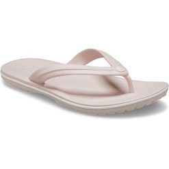 Japonki damskie Crocs Flip. Czerwone klapki damskie Crocs, bez wzorów, z materiału, bez obcasa. Za 169.99 zł.