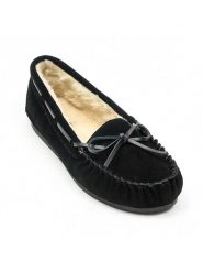 NICEBAY Skórzane mokasyny "Tauriel" w kolorze czarnym rozmiar: 37. Czarne mokasyny damskie Nicebay, ze skóry. Za 218.95 zł.