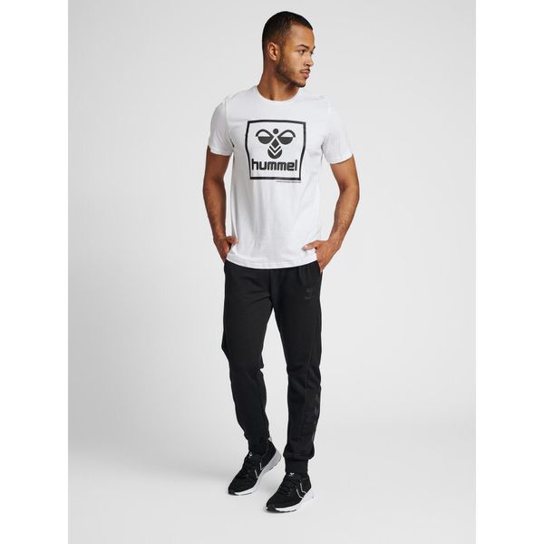 Koszulka sportowa męska Hummel SAM 2.0 T-shirt. Białe t-shirty męskie HUMMEL, l, z bawełny, bez ramiączek, na fitness i siłownię. Za 60.00 zł.