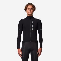 Kurtka rowerowa szosowa Van Rysel RCR-R PRO Wind/Rain. Kurtki męskie VAN RYSEL, xl, bez wzorów, z materiału, sportowe, bez kaptura. Za 1,049.00 zł.
