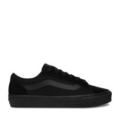 Tenisówki Vans. Czarne trampki i tenisówki męskie Vans, bez wzorów, bez zapięcia. Za 239.99 zł.